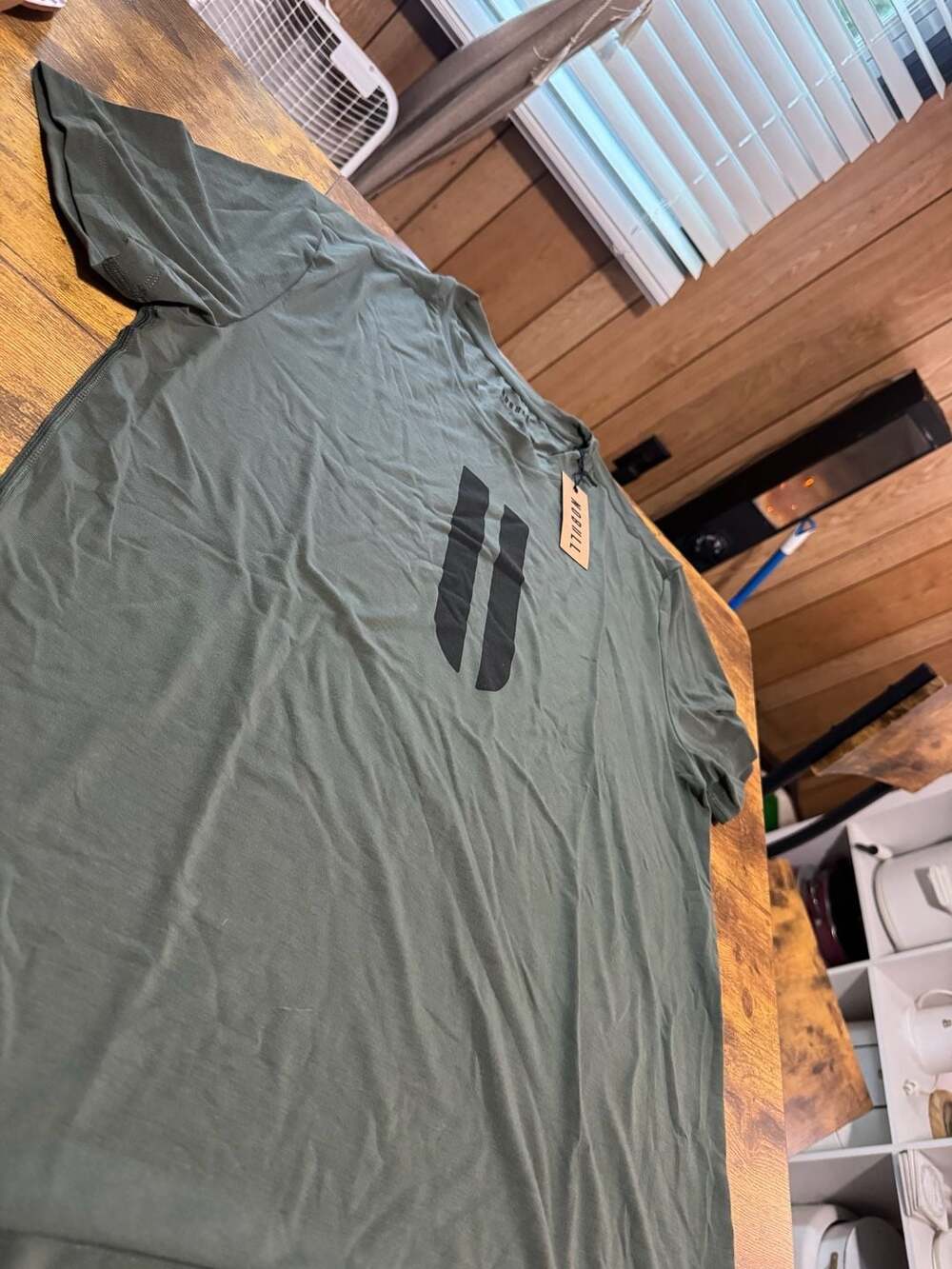NOBULL Men's Dark Army U Tee Short Sleeve T-Shirt Size L NWT